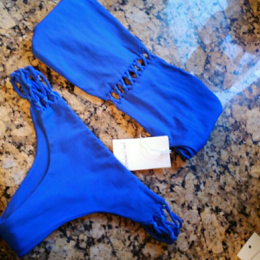 San Lorenzo bikini electric blue L/M